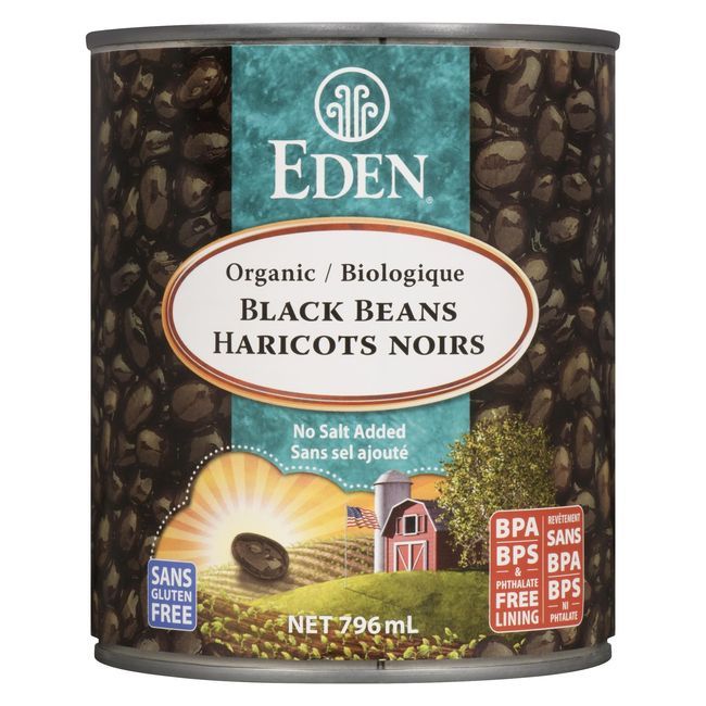 Eden Organic Black Beans, 796 Ml -- 12 Per Case