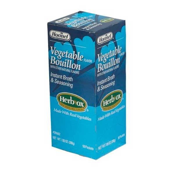 Herb-ox Bouillon De Légumes Instantané En Portion Individuelle, 300 Unités