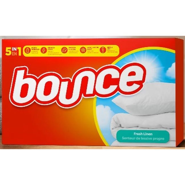 Bounce Fresh Linen Dryer Sheets For Laundry, 120 Count -- 6 Per Case