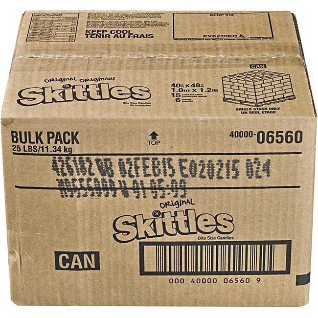 Skittles Original Bulk Candies, 11.34 Kg
