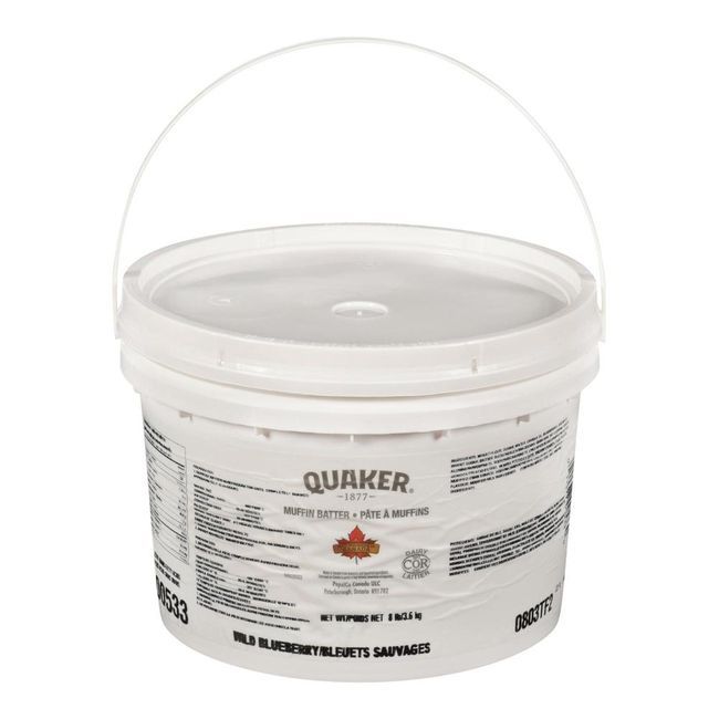 Quaker Pâte À Muffins Aux Myrtilles, Seau De 3,63 Kg