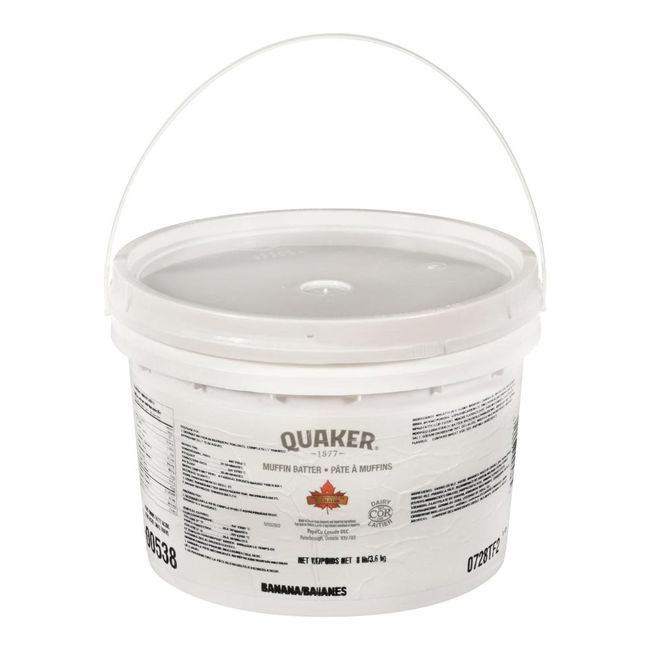 Quaker Banana Muffin Dough, 3.63 Kg Pail