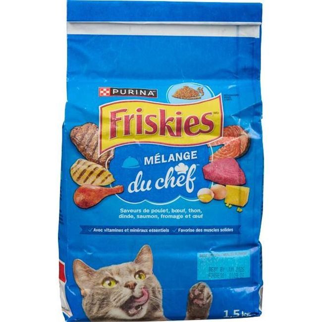 Friskies Croquettes Pour Chats Chef Blend, 1,5 Kg -- 6 Par Boîte