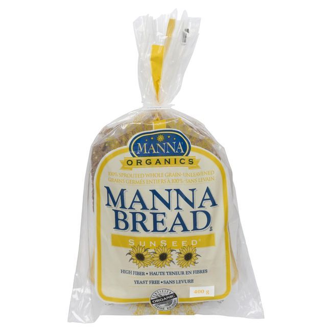 Manna Organics Sprouted Sunseed Bread, 400 G -- 8 Per Case
