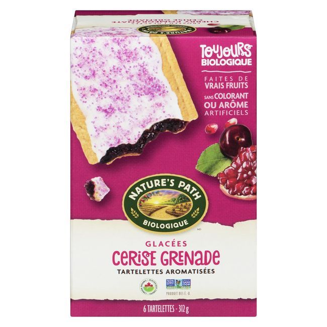 Nature's Path Frosted Cherry Pomegranate Toaster Pastries, 312 G -- 6 Per Case