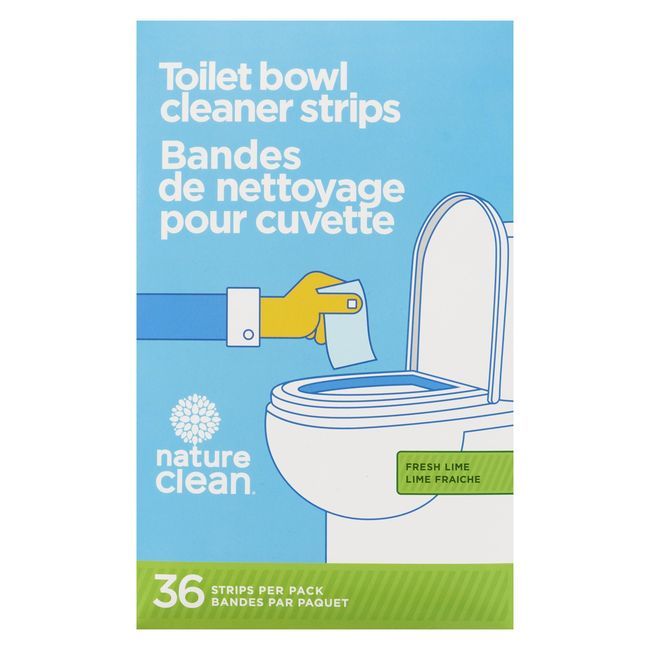 Nature Clean Fresh Lime Toilet Bowl Cleaner Strip, 36 Count -- 12 Per Case