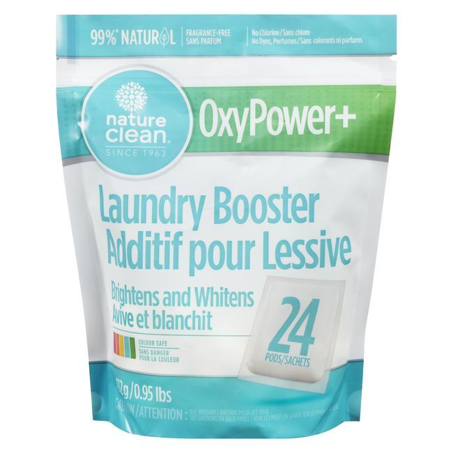 Nature Clean Laundry Booster Pods, 24 Count -- 8 Per Case