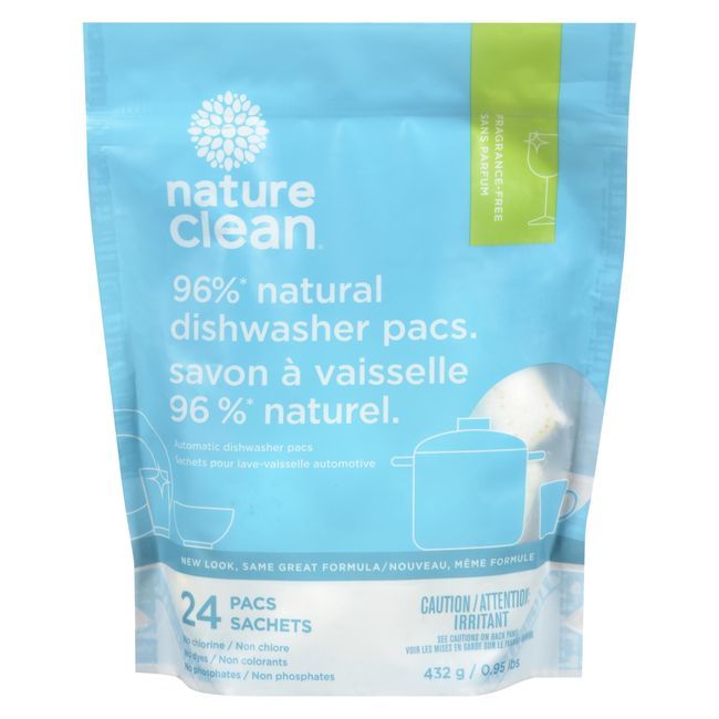 Nature Clean Auto Dishwasher Pods, 432 G -- 8 Per Case
