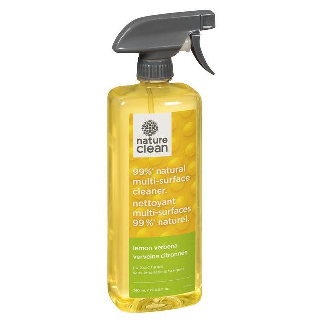 Nature Clean Lemon Verbena Multi Surface Spray Cleaner, 740 Ml -- 6 Per Case