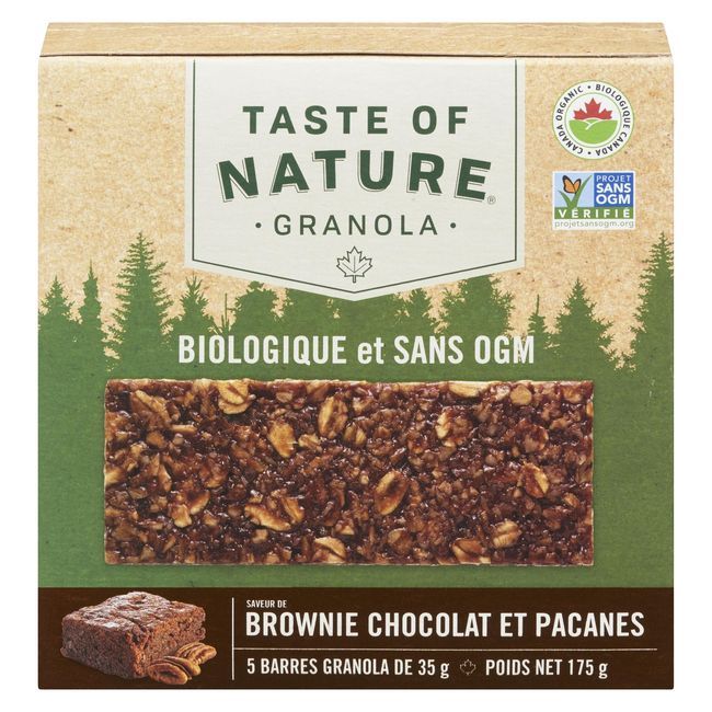 Taste Of Nature Chocolate Pecan Brownie Bar, 35 G -- 60 Per Case