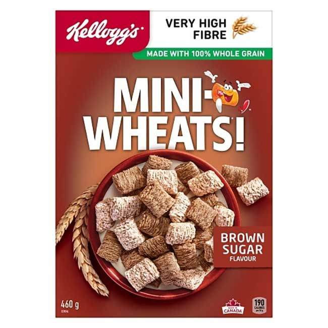 Mini Wheats Brown Sugar Cereal, 460 G -- 12 Per Case