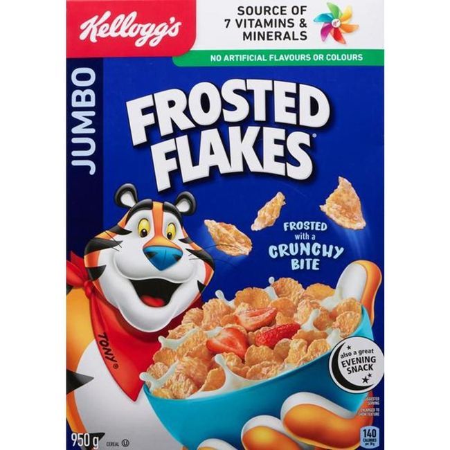 Frosted Flakes Collations De Céréales De Maïs Géantes, 950 G -- 14 Par Boîte