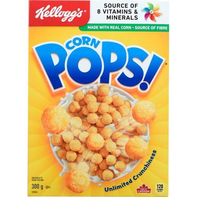 Corn Pops Céréales Originales, 300 G -- 12 Par Boîte