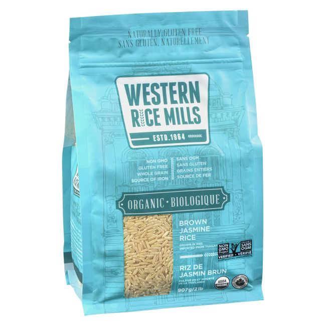 Western Rice Mill Brown Jasmine Rice, 2 Lb -- 6 Per Case