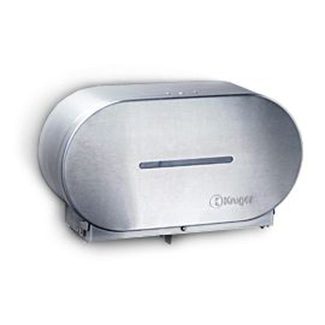 Mini Max 2 Stainless Steel Bathroom Tissue Dispenser, 8.4 X 15.6 X 5.2 In