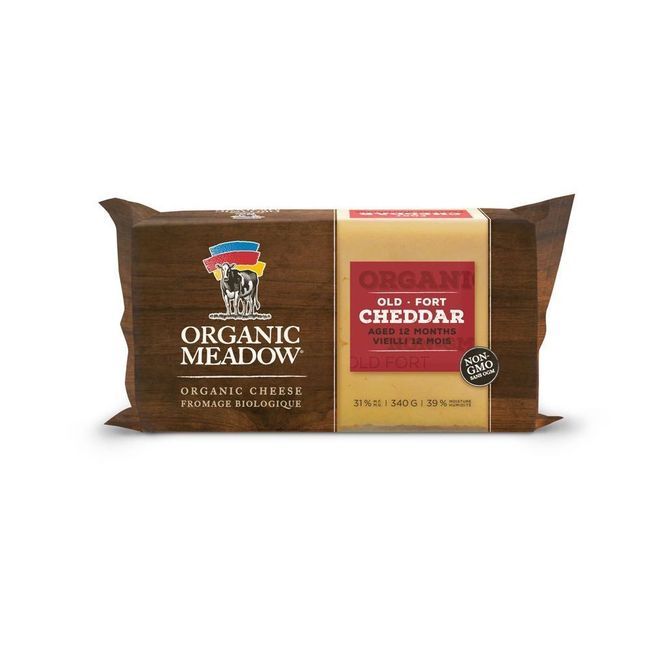 Organic Meadow Organic Old Cheddar Cheese, 340 G