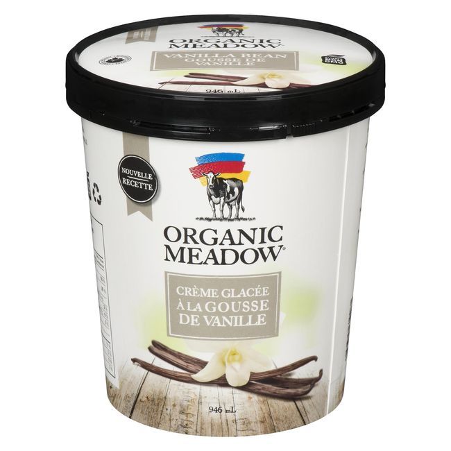 Organic Meadow Organic Vanilla Ice Cream, 946 Ml -- 6 Per Case