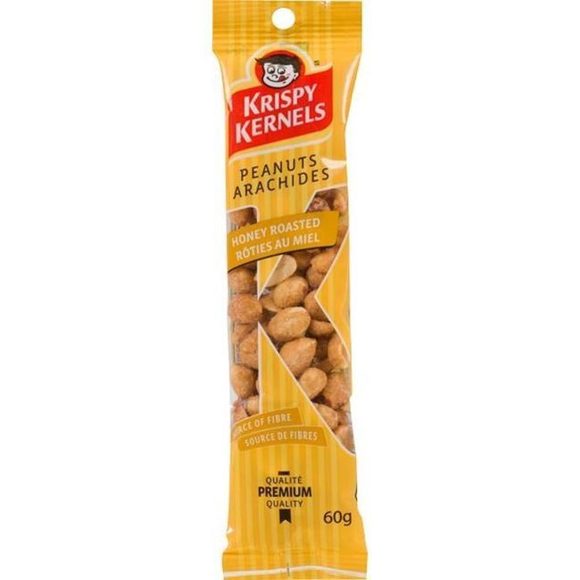 Krispy Kernels Cacahuètes Grillées Au Miel, 60 G -- 12 Par Boîte