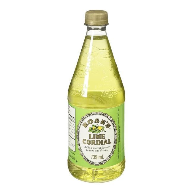 Rose's Lime Cordial Juice, 739 Ml -- 12 Per Case