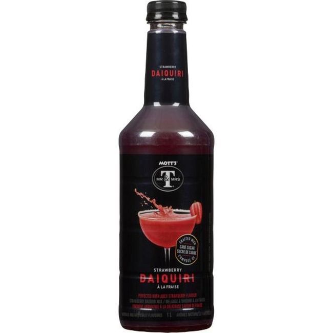 Mr. And Mrs. T's Strawberry Daiquiri Mix, 1 L -- 6 Per Case