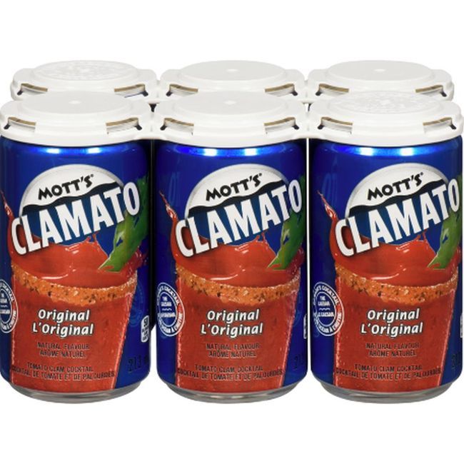 Clamato Original Tomato Clam Juice Cocktail, 213 Ml -- 24 Per Case