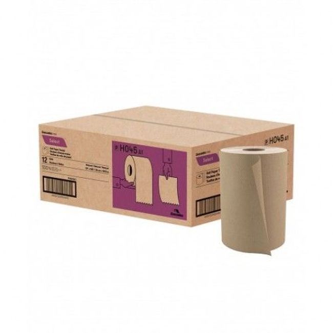 Cascades Pro Select Natural 1 Ply Roll Paper Towel, 8 In X 425 Ft -- 12 Per Case