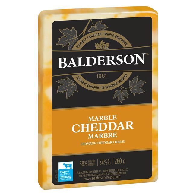 Balderson Marble Cheddar Cheese, 280 G -- 16 Per Case