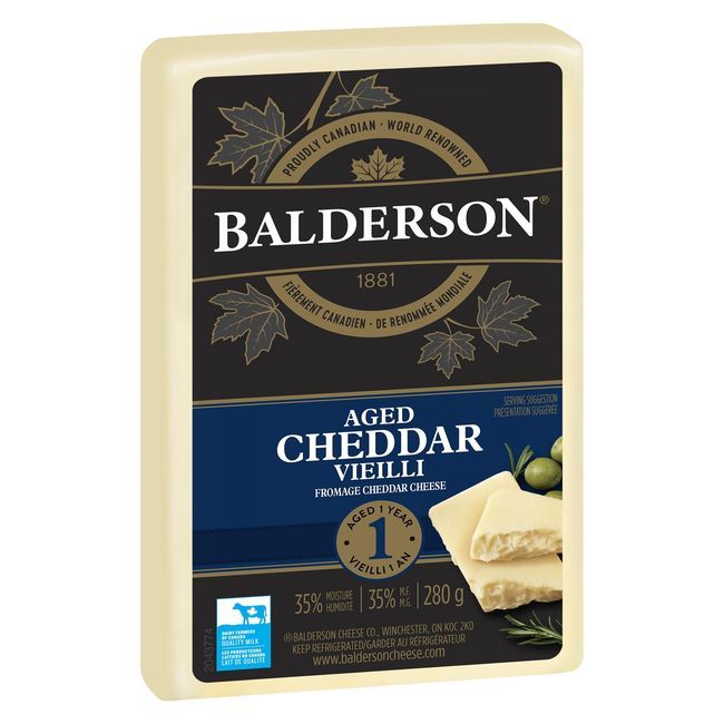 Balderson Championship 1 Year Cheddar Cheese, 280 G -- 16 Per Case