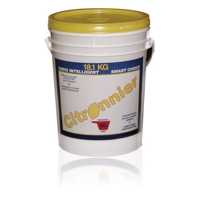 Savon Olympic Lessive En Poudre Parfumée Au Citron, 18,1 Kg