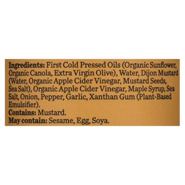 Maison Orphee Maple And Dijon Salad Dressing, 250 Ml -- 12 Per Case