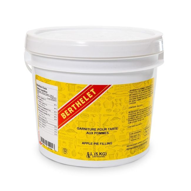 Berthelet Apple Pie Filling, 5 Kg
