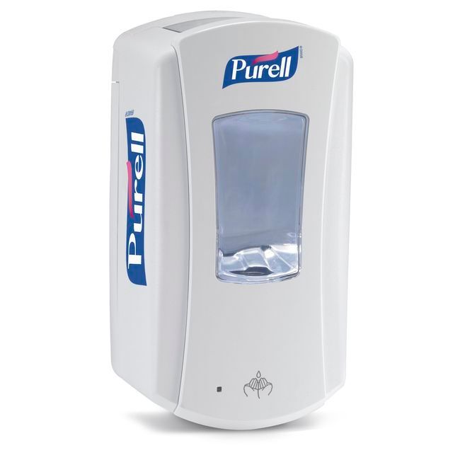 Purell White Abs Ltx-12 Hand Sanitizer Dispenser, 10.69 X 5.79 X 3.94 In