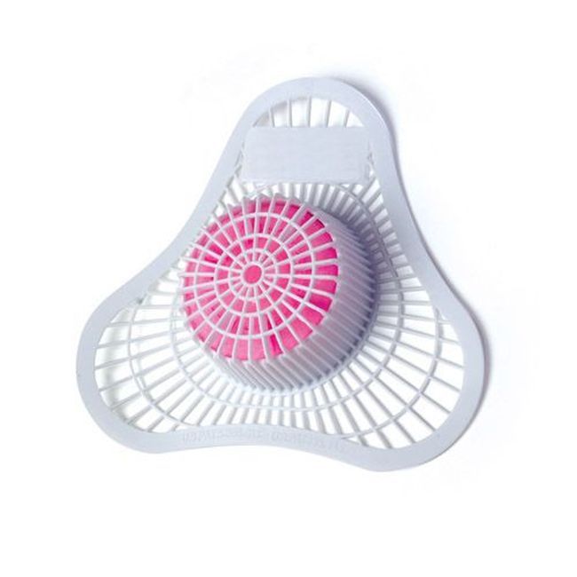 Hospeco White Cherry Urinal Screen With Para Block -- 12 Per Case