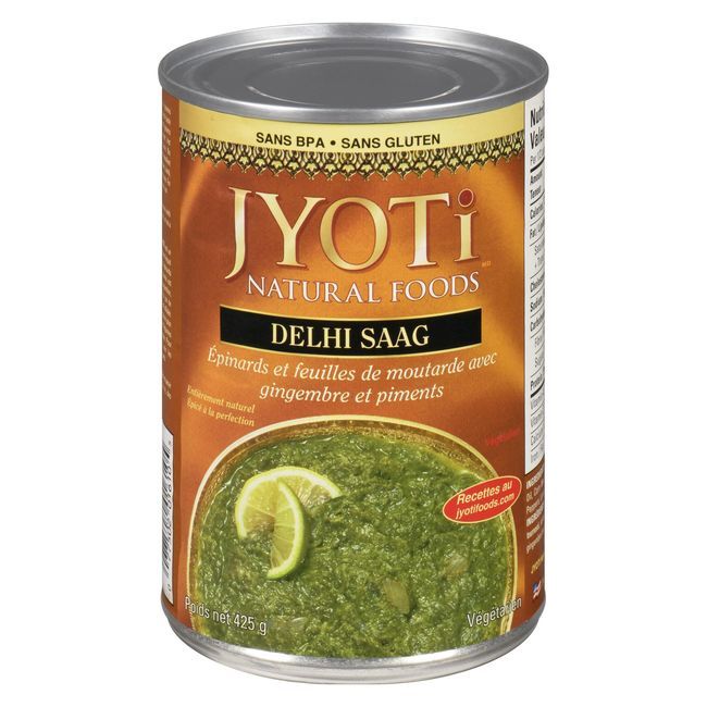 Jyoti Natural Foods Delhi Saag, 425 G -- 12 Per Case