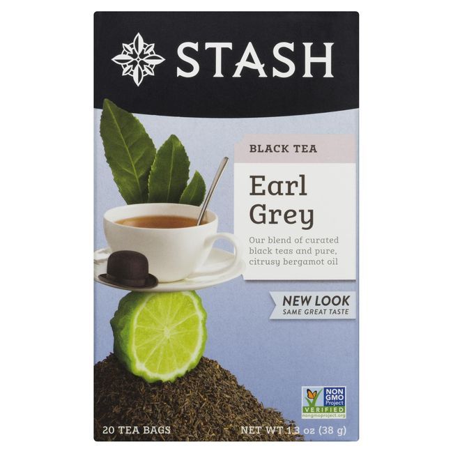 Stash Earl Grey Black Tea, 20 Count -- 6 Per Case