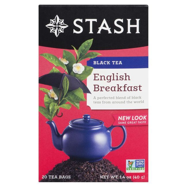 Stash English Breakfast Black Tea, 20 Count -- 6 Per Case