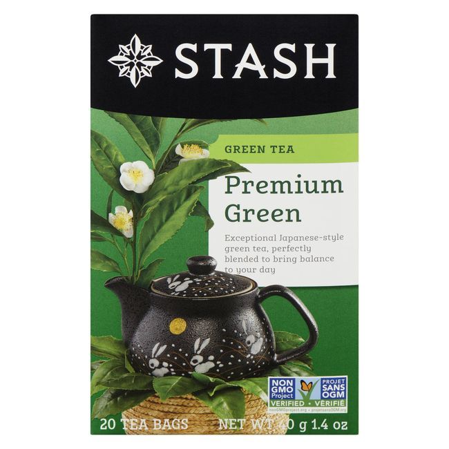 Stash Thé Vert De Qualité Supérieure, 20 Unités -- 6 Par Boîte