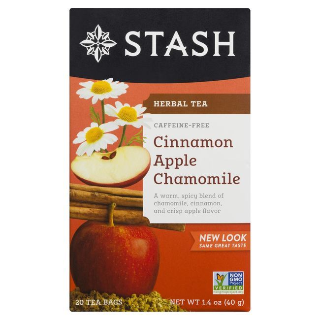 Stash Cinnamon Apple Chamomile Herbal Tea, 20 Count -- 6 Per Case
