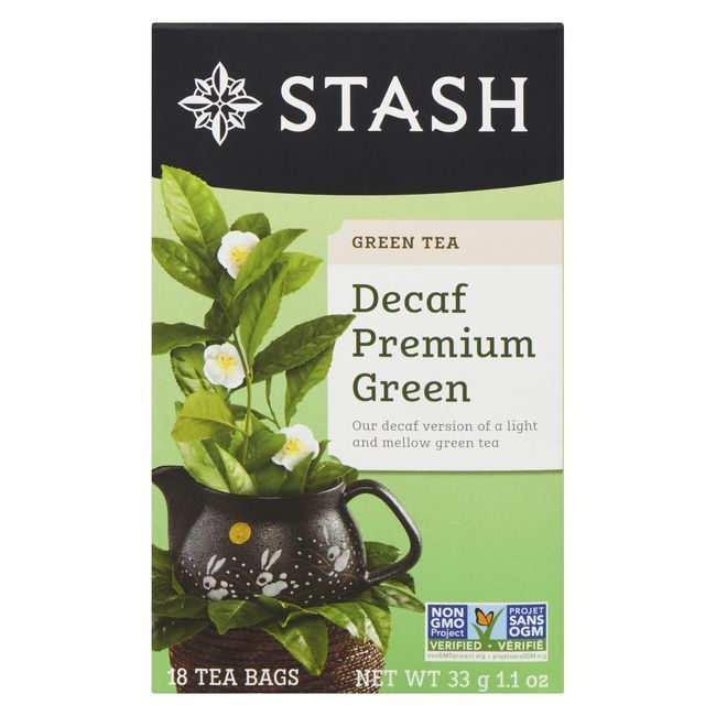 Stash Decaf Premium Green Tea, 18 Count -- 6 Per Case
