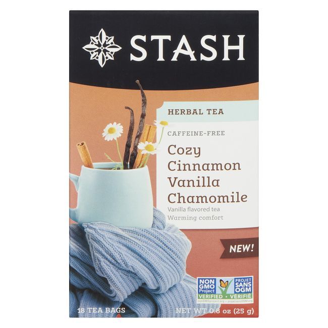 Stash Cozy Cinnamon Vanilla Chamomile Herbal Tea, 18 Count -- 6 Per Case