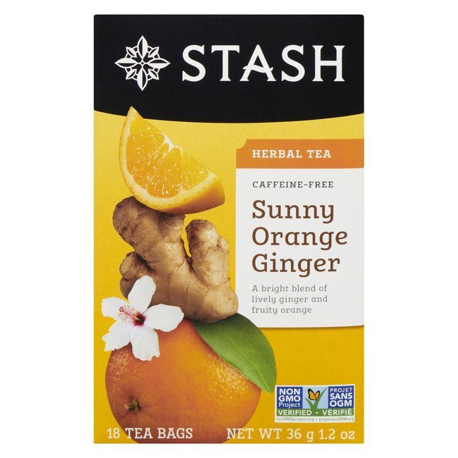 Stash Tisane Orange Ensoleillée Et Gingembre, 18 Unités -- 6 Par Boîte