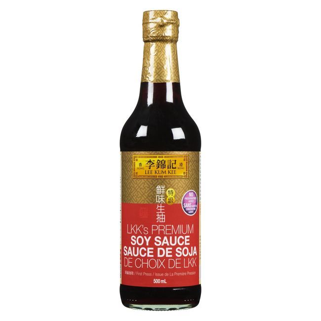 Lee Kum Kee Premium Soy Sauce, 500 Ml -- 12 Per Case