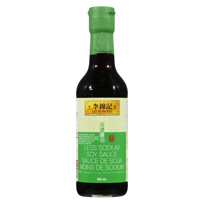 Lee Kum Kee Low Sodium Soy Sauce, 500 Ml -- 12 Per Case