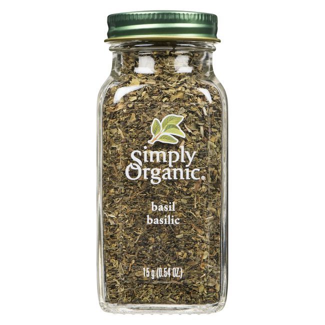 Simply Organic Sweet Basil, 15 G -- 6 Per Case