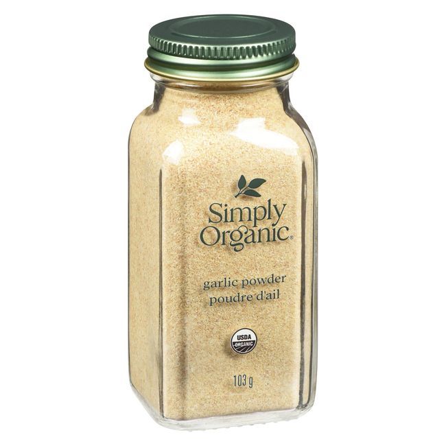 Simply Organic Poudre D'ail, 103 G -- 6 Par Boîte
