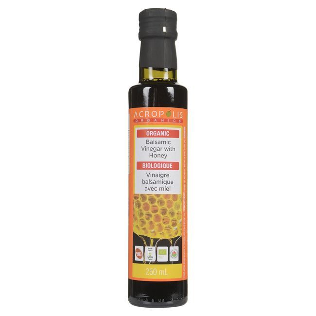 Acropolis Organics Balsamic Vinegar With Honey, 250 Ml -- 6 Per Case