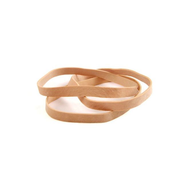 Dorfin Natural Rubber Band, 3 In X 1/15 In -- 25 Per Case