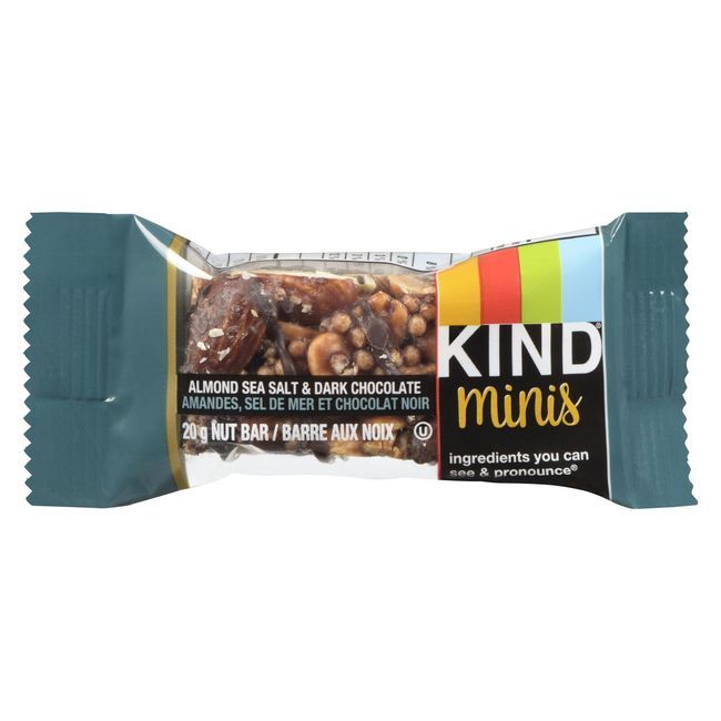 Kind 20 G Almond Sea Salt And Dark Chocolate Bar, 10 Count -- 8 Per Case