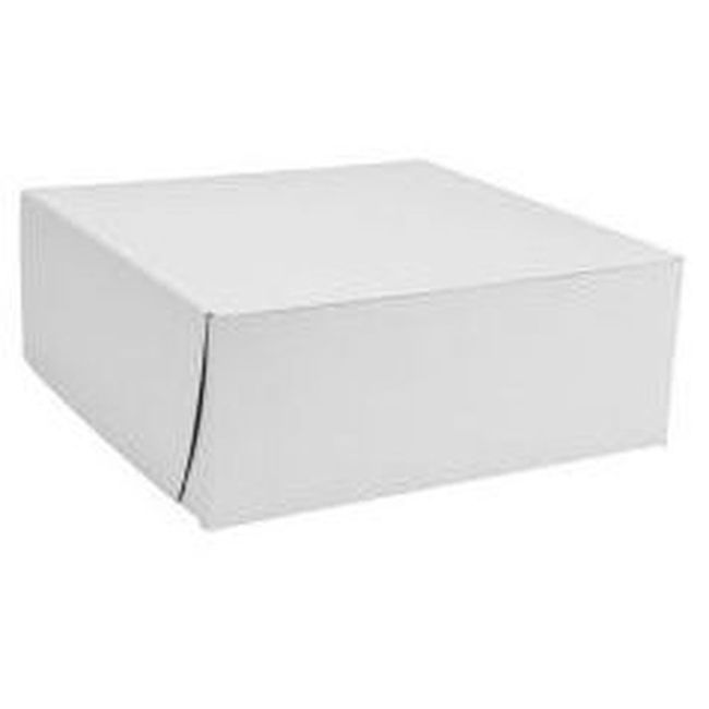 Graphic Packaging Boîte À Gâteaux En Carton, 9 X 9 X 3,5 Po -- 125 Par Caisse