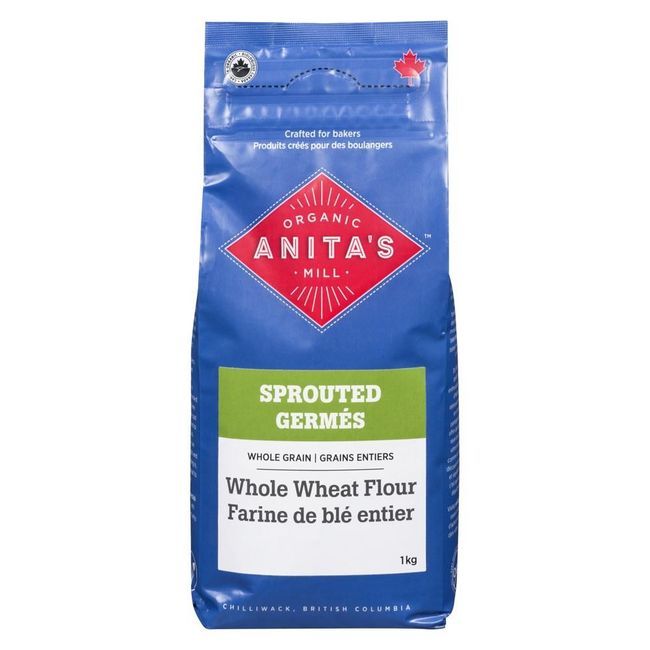 Anita's Organic Sprouted Whole Wheat Flour, 1 Kg -- 4 Per Case